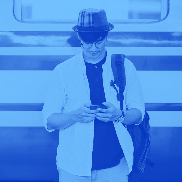 Guy-Hat-Phone-Blue