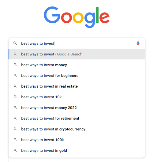 using google autosuggest within your seo keyword strategy