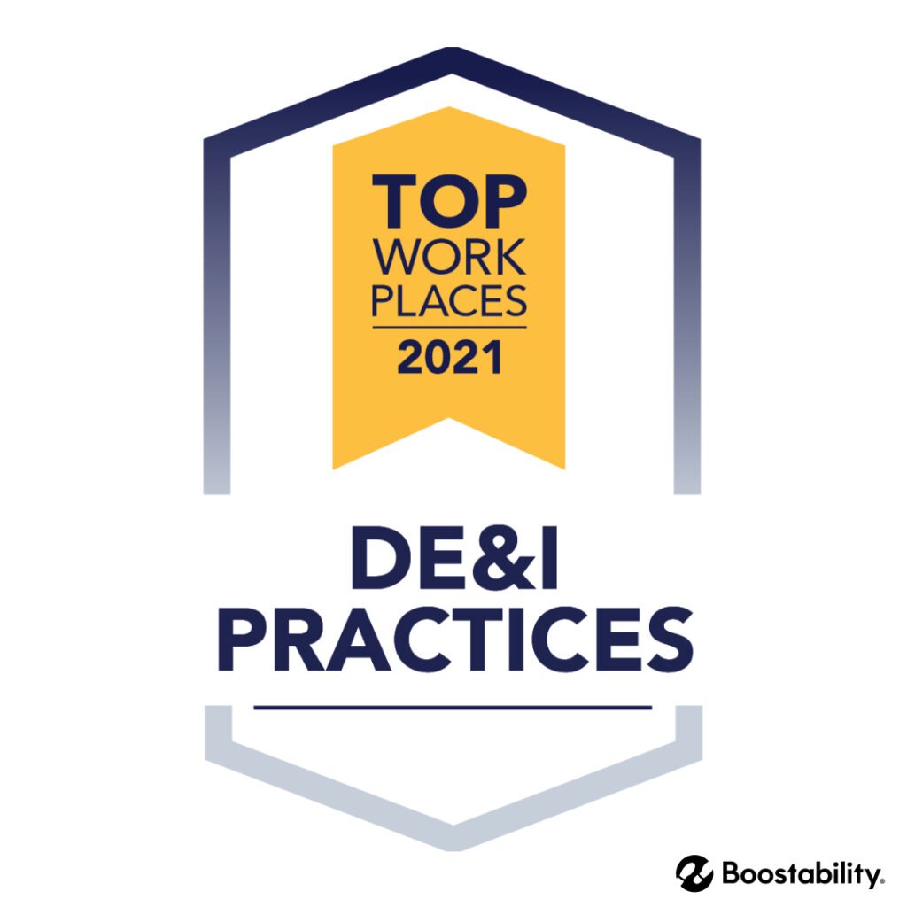 Top Workplaces DE&I Awards badge